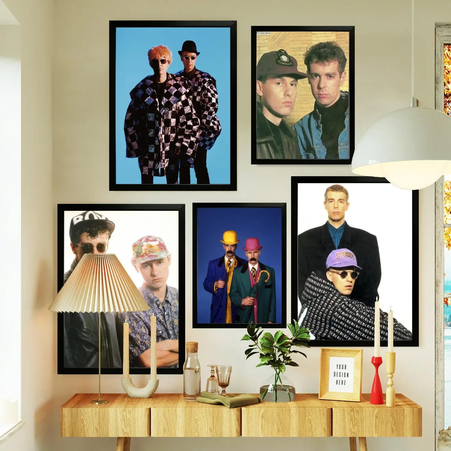 Pet Shop Boys Poster Prints Wall Art Canvas Painting Poster For Modern Family Living Room Home Decor