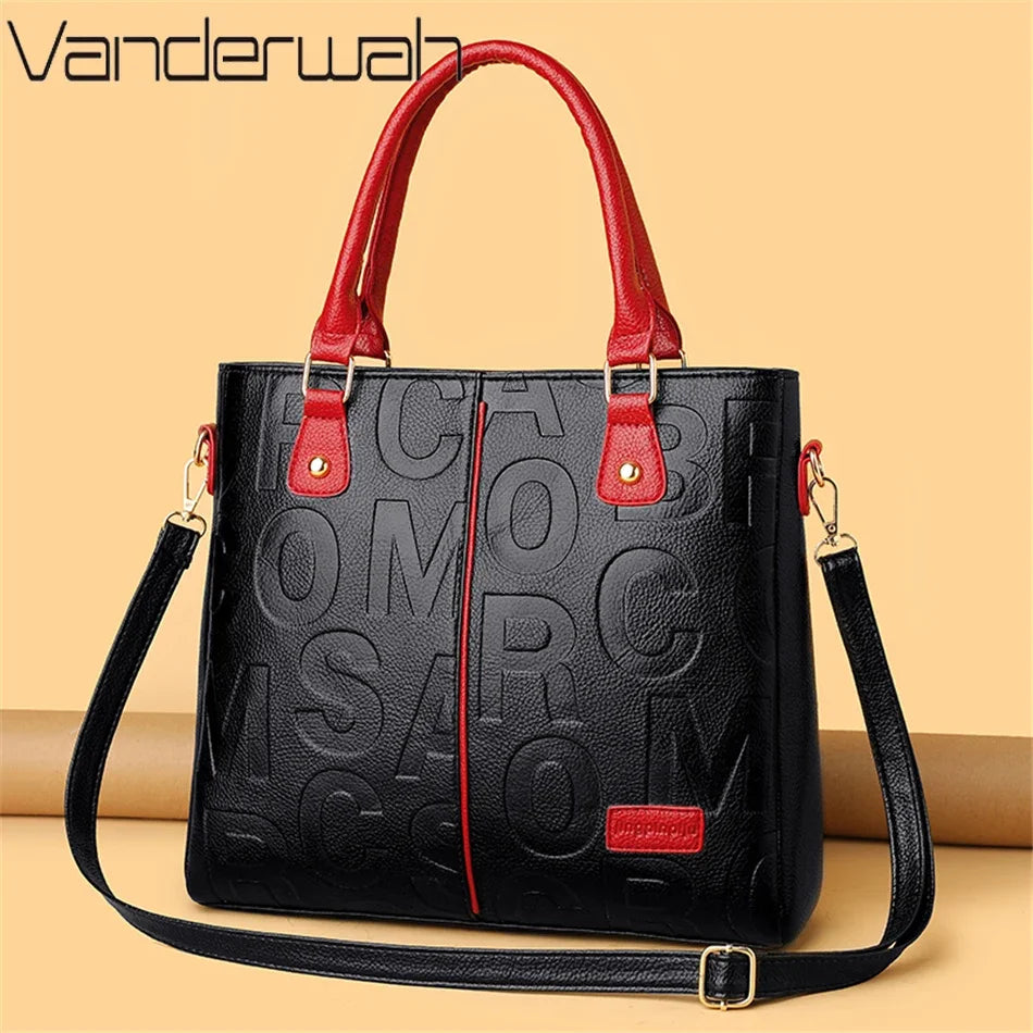 Soft Casual Tote Shoulder Bag with Versatile Design