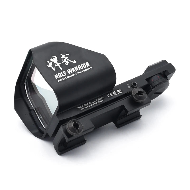 Holy Warrior New Tactical holographic Red Dot Reflex Optic Sight for Hunting Airsoft 20mm guide rail