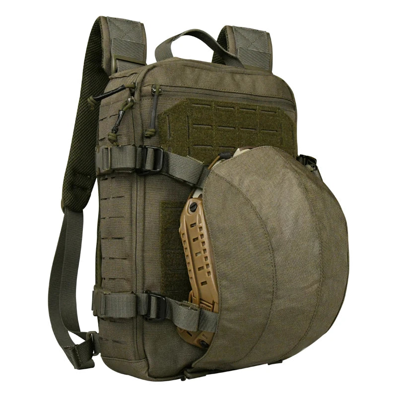 1000D Nylon Hunting Backpack Molle Plate Carrier Bag Light Weight Hiking Rucksack Compatible with Vest Sports Backpack