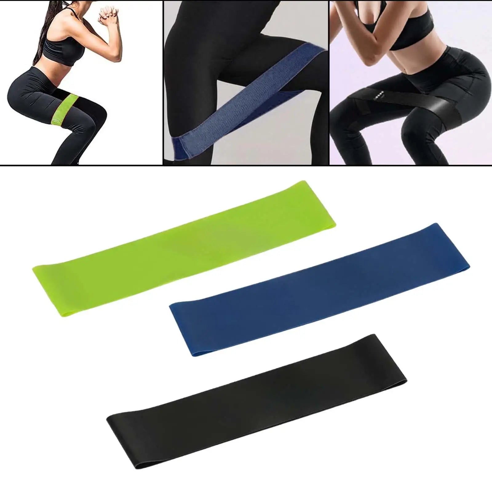 Hip Resistance Band Non Slip Exercise Band for Gym Powerlifting Working Out