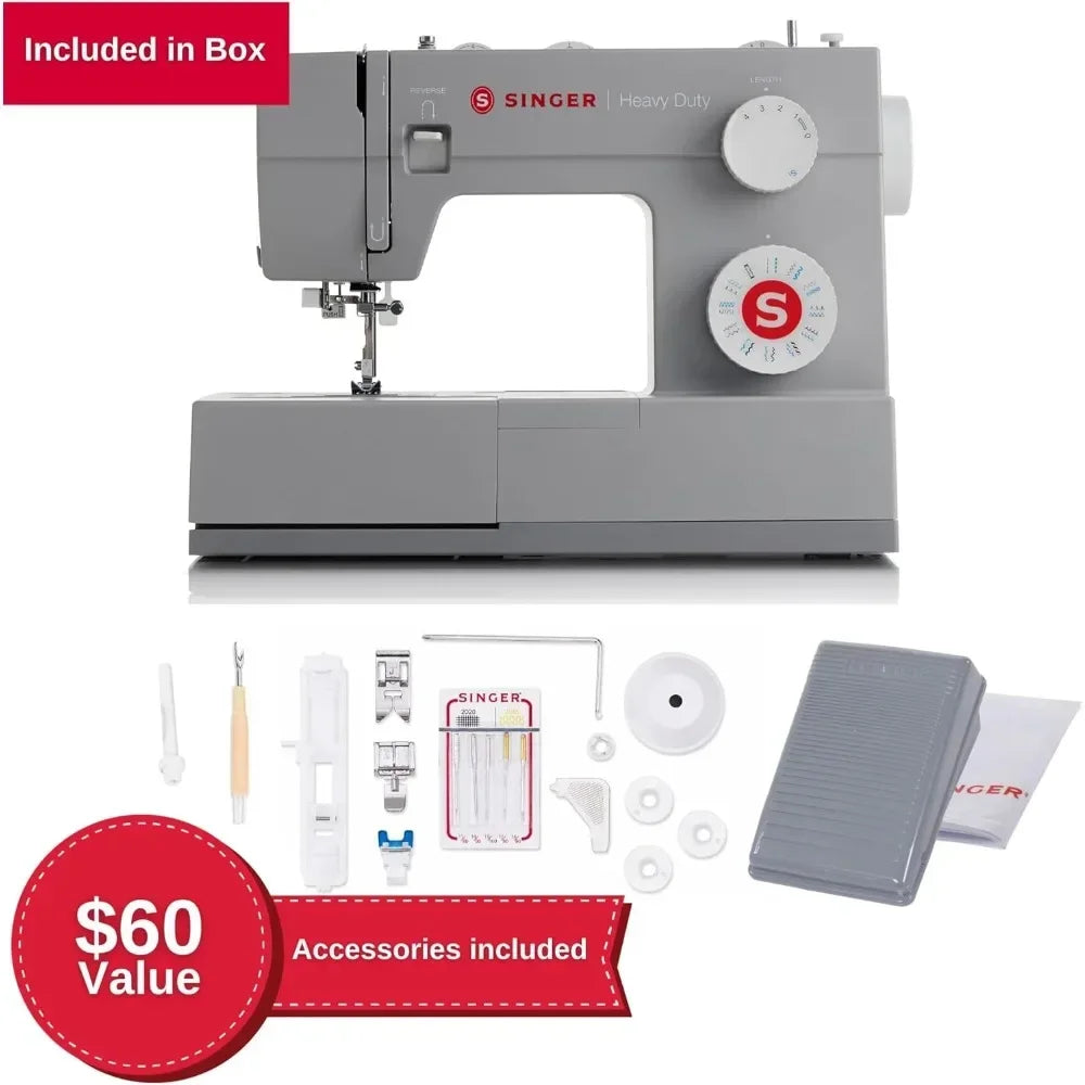 | 4423 Heavy Duty Sewing Machine With Included Accessory Kit, 97 Stitch Applications, Simple, Easy To Use & Great for Beginners