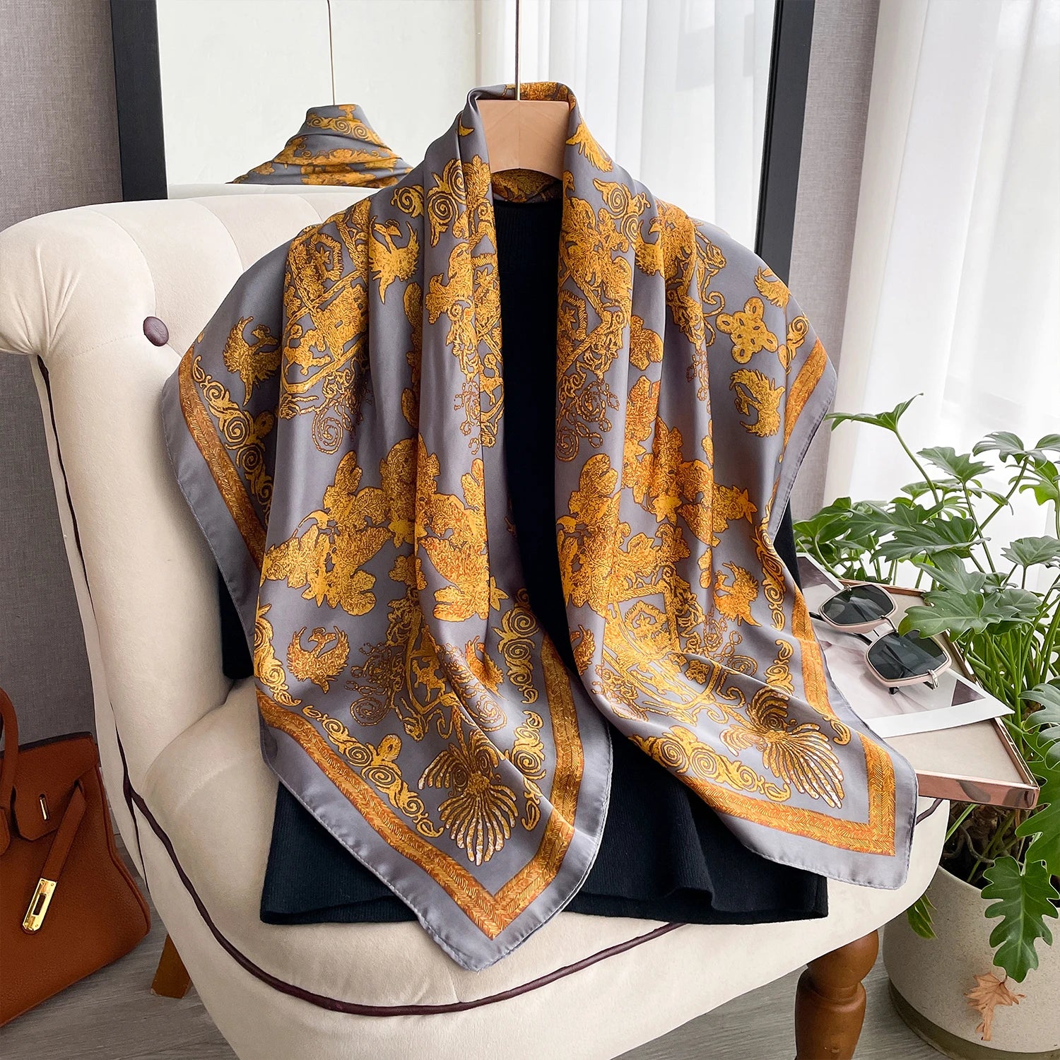 Women's Fashion Print Scarf – Lightweight & Stylish