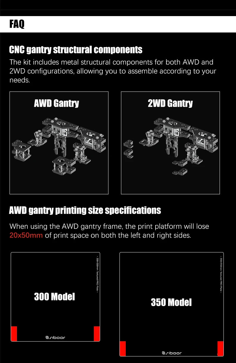 Voron Trident SIBOOR [June,2024] CNC Metal Structure 4AWD CoreXY 3D Printer Upgraded Stealthburner DIY 3D Printer Full Kits