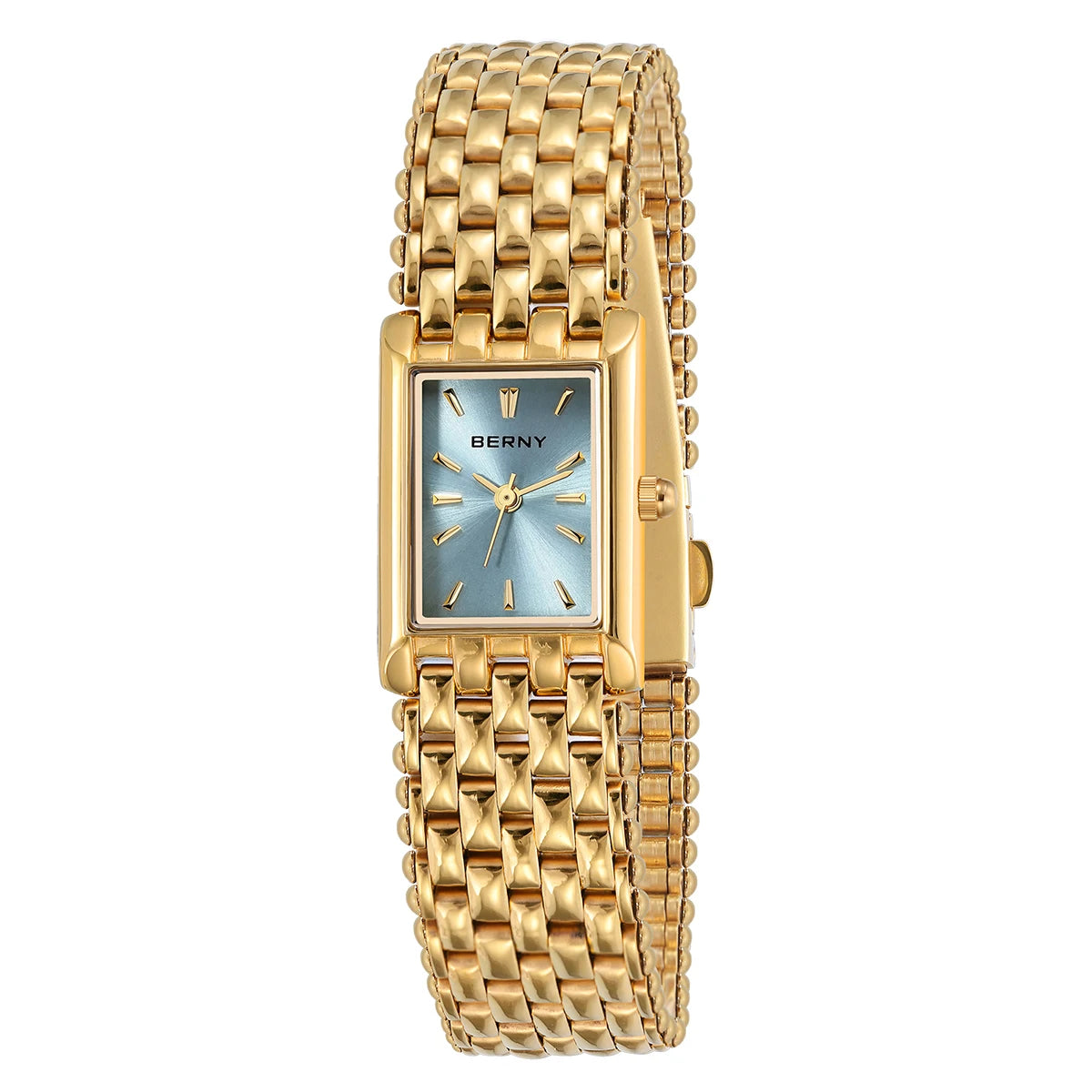 Elegant Square Quartz Wristwatch