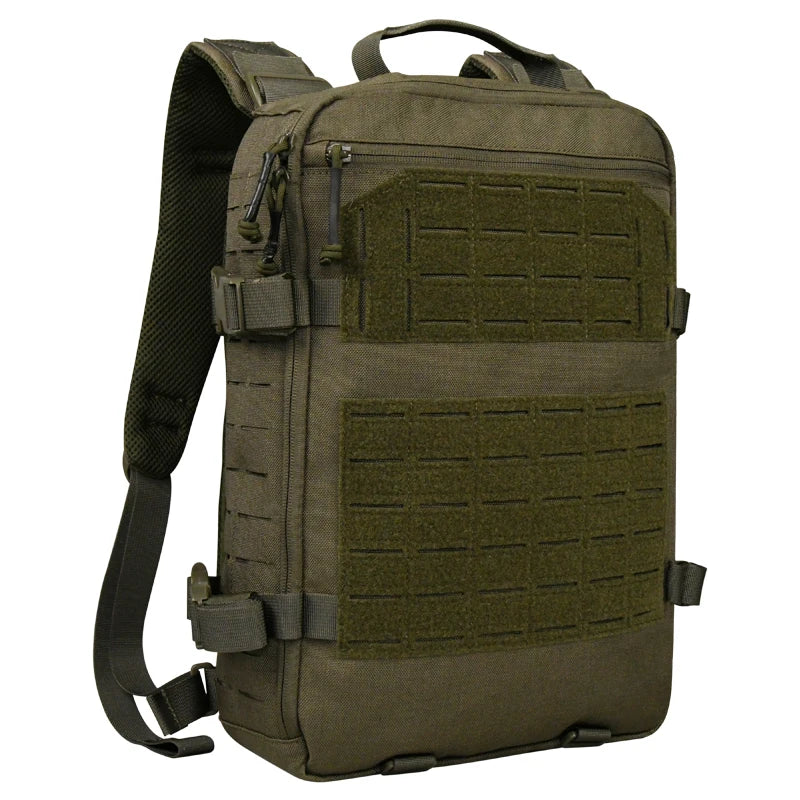 1000D Nylon Hunting Backpack Molle Plate Carrier Bag Light Weight Hiking Rucksack Compatible with Vest Sports Backpack