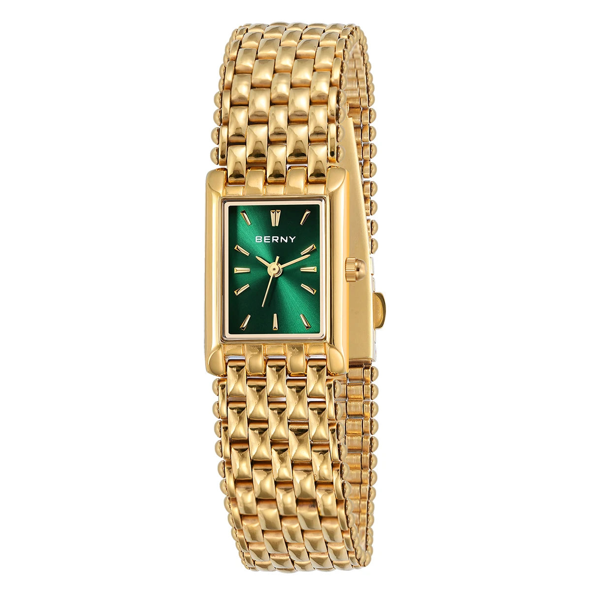 Elegant Square Quartz Wristwatch