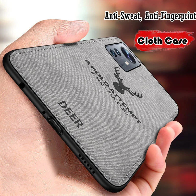 Fashion Cloth Pattern Phone Case For Xiaomi Mi 14 13 11 Lite 10 9T 10T 11T 12T 13T Pro 12X 12 Pro Soft Deer Cover