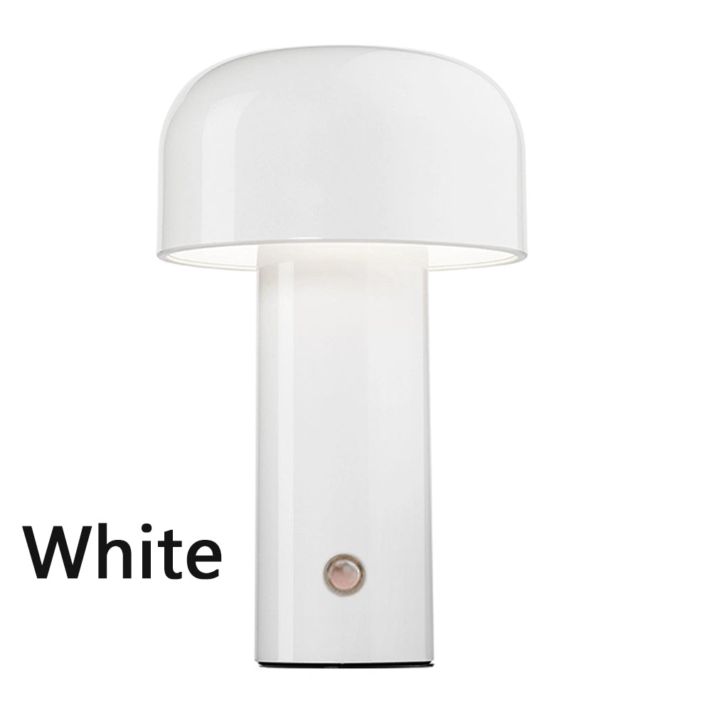 Italian Mushroom Table Lamp Portable Wireless Touch Rechargeable Night Lamp USB Desk Lamp Desktop Decoration Bedroom Night Light