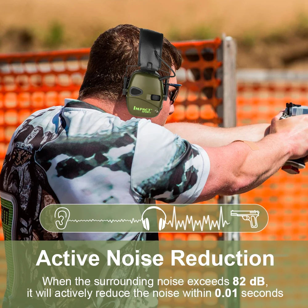 Electronic Shooting Earmuff Impact Sport Anti-noise Ear Protector Sound Amplification Tactical Hear Protective Headset 1/4/5pcs