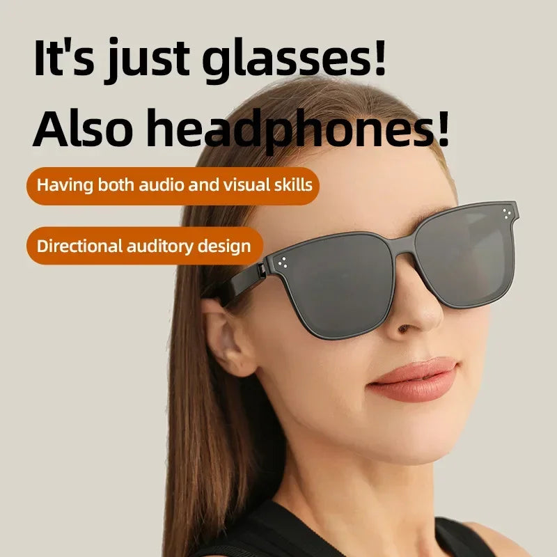 Bluetooth Smart Audio Glasses For Listen To Music And Call Fishing Driving UV 400 Protection Sunglasses Fast Charging Headphone