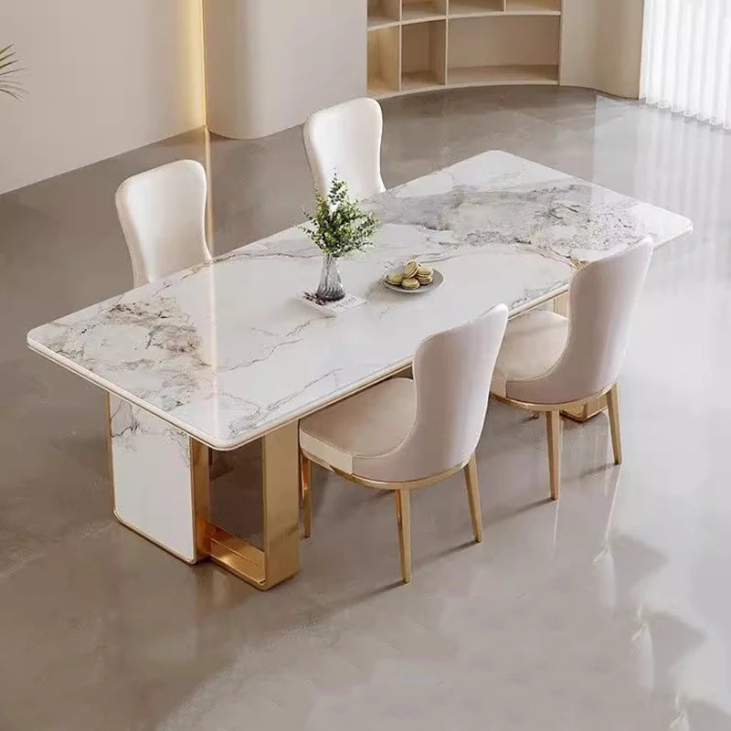 Modern Neat Dining Tables Kitchen Coffee Conference Living Room Center Table Multifunctional Mesas De Comedor Home Furniture