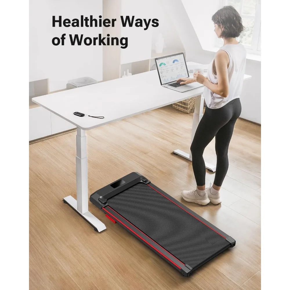 Walking Pad, Under Desk Treadmill, Portable Treadmills for Home/Office, Walking Pad Treadmill with Remote Control, LED Display