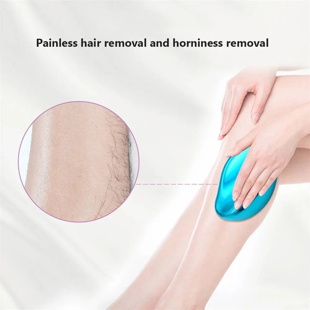 Painless Crystal Epil Hair Removal Eraser Safe Reusable Body Depilation Tool Physical Glass Body Hair Remover Crystal Shaver