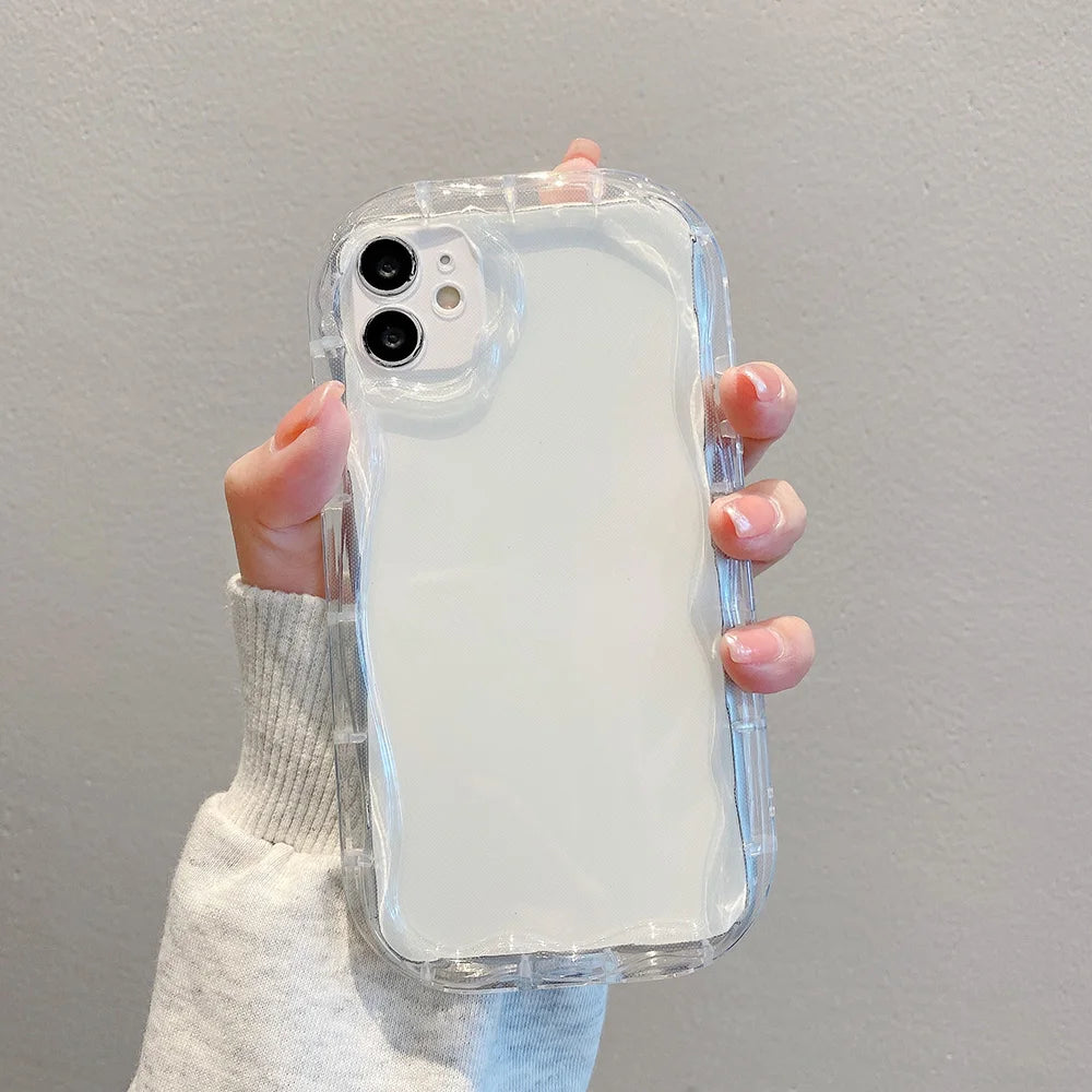 Clear Soft Wave Phone Case – Full Coverage Protection for Xiaomi