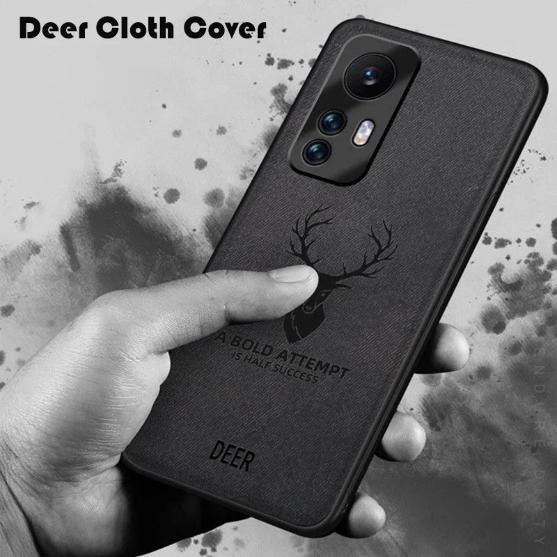 Fashion Cloth Pattern Phone Case For Xiaomi Mi 14 13 11 Lite 10 9T 10T 11T 12T 13T Pro 12X 12 Pro Soft Deer Cover