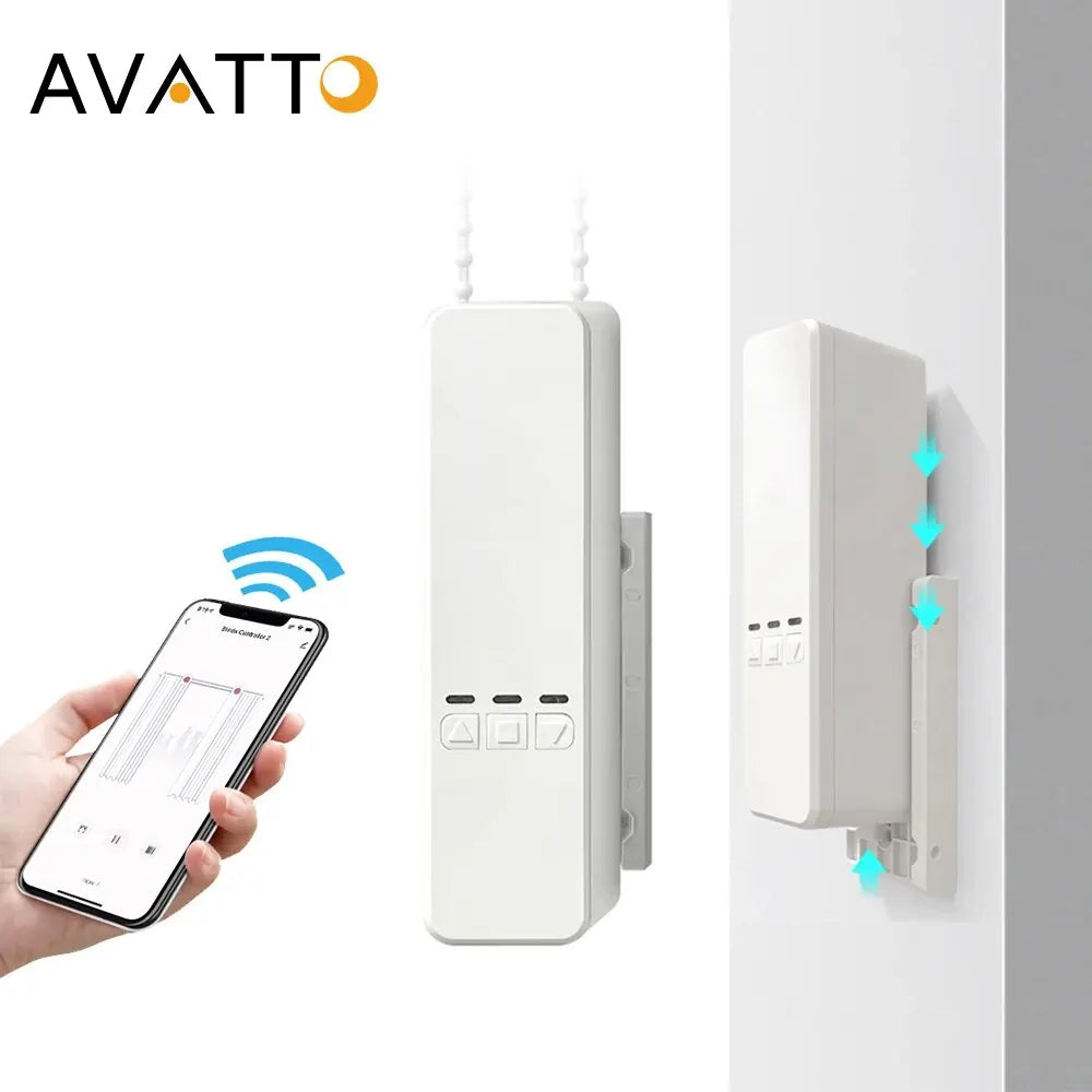 AVATTO WiFi Tuya Smart Roller Blinds Motor,Electric Motor Roller Shutter/Blinds,Smart Home Automation For Alexa,Google Home