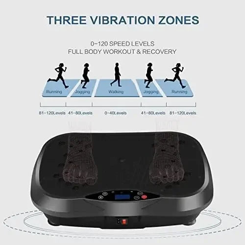 Vibration Platform with Remote & Resistance Bands