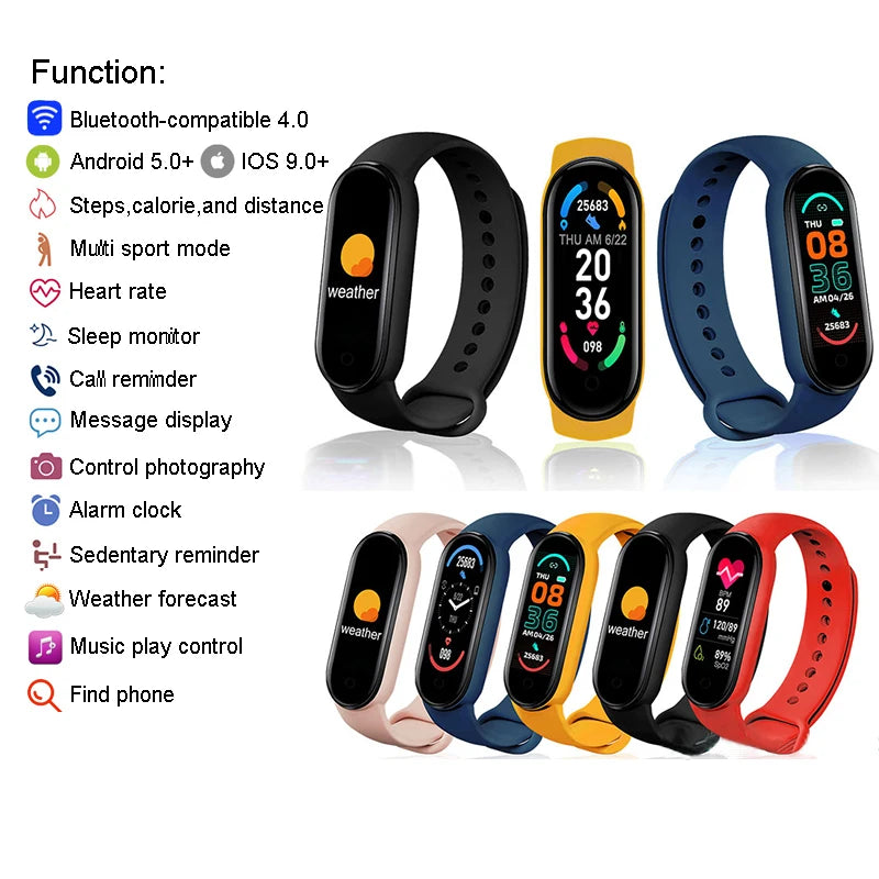 Smart Watch Kids Smartwatch Children Fitness Tracker Heart Rate Monitor For Boys Girls Electronic Waterproof Child Watch relojes