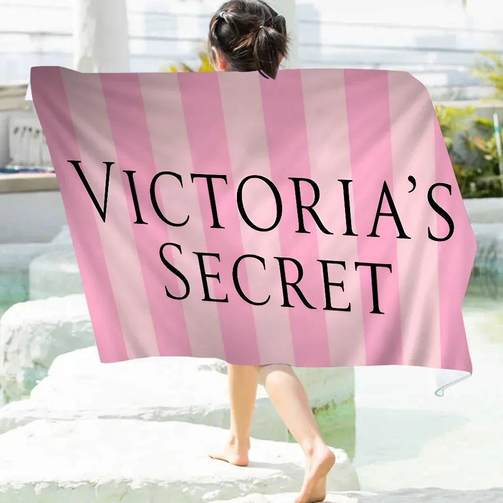 Fashion Luxury Pink-Vict'S-Brand Bath Towel Microfiber Soft Water Absorbing Breathable For Girl Kids Decorative Cartoon Towel