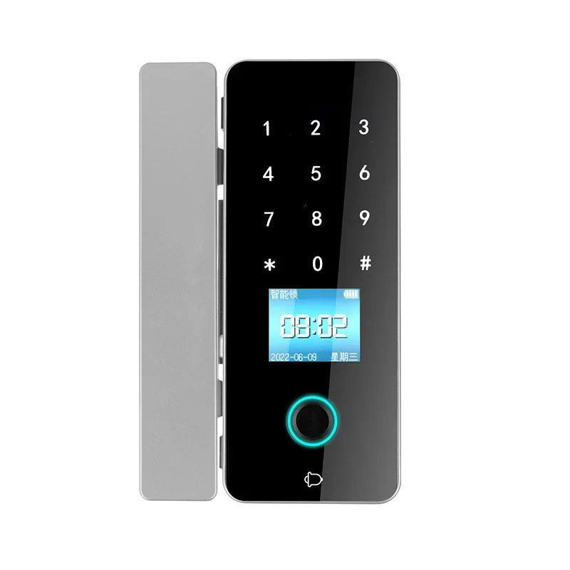 automatic biometric lock rfid IC card TUYA and Wifi APP combination home security fingerprint lock