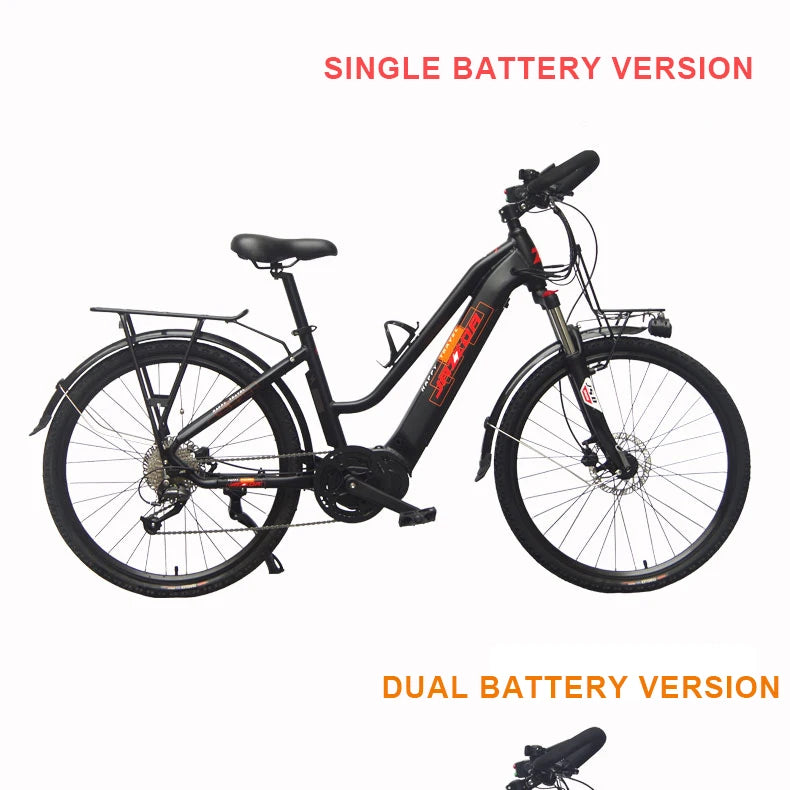 26inch electric torque mid-drive power-assist travel mountain bike 45km/h two-wheeled pedal long-distance travel variable ebike