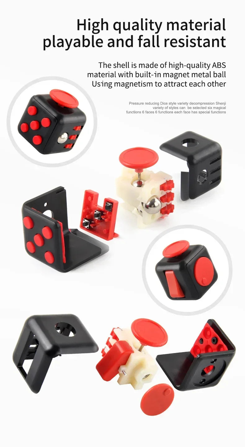 New Antistress Fidget Compression Sensory  New Novelty Magic Dice Toys for Children Adults Stress Relief Toys Kids juguetes Toys