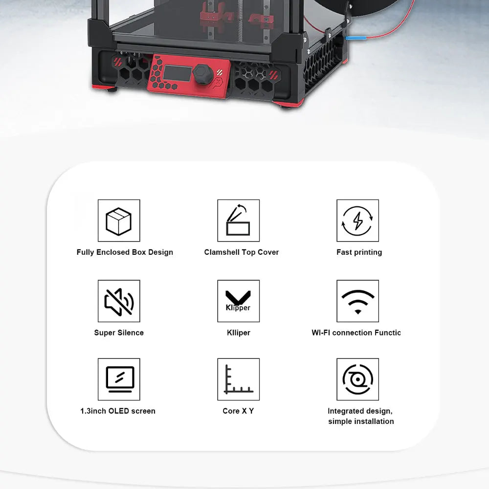 FYSETC Voron 0.2 R1 V1.1 Pro Corexy 3d Printer Upgraded Kit with Catalyst Kit V2.0 and M36 Motherboard Sailfish High flow Hotend