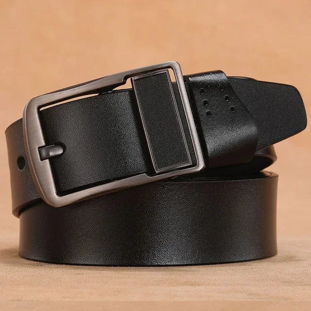 Men's Casual Luxury Designer Split Leather Belt