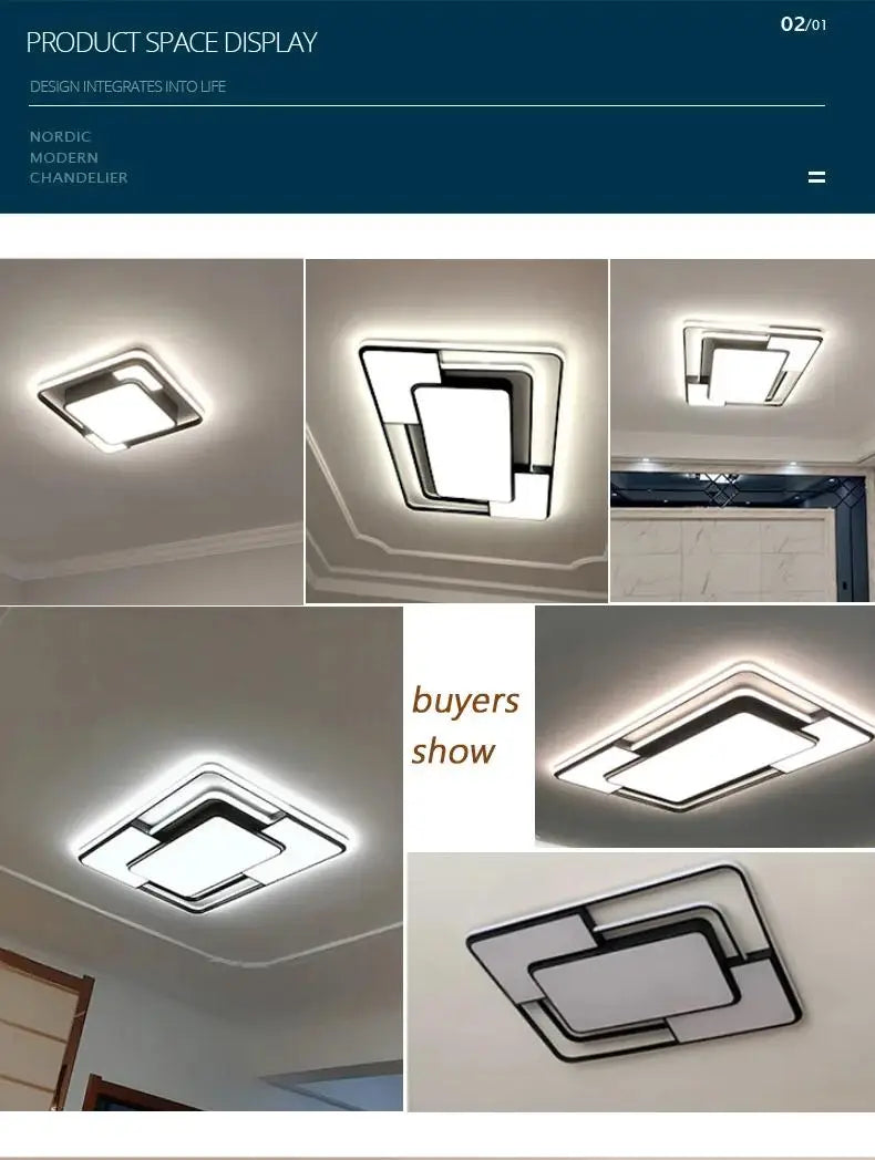 Modern Fixtures Led Ceiling Light For Living Room Bedroom Dining Room  Lamp Fixtures Home Indoor Lighting Decoration Lamp