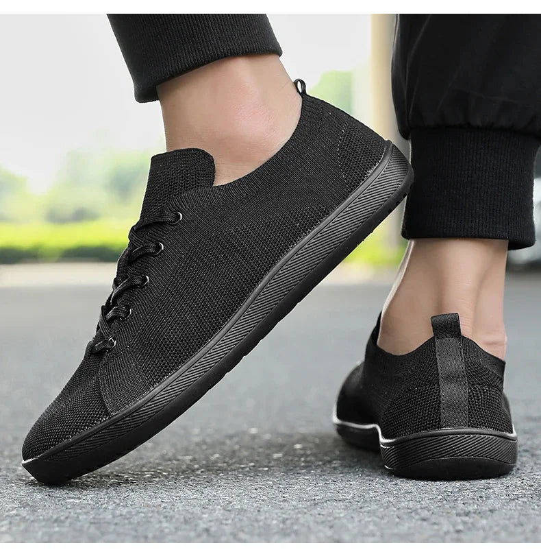 New Unisex Wider Shoes Breathable Mesh Men Barefoot Wide-toed Shoes Brand Flats Soft Zero Drop Sole Wider Toe Sneakes Large Size