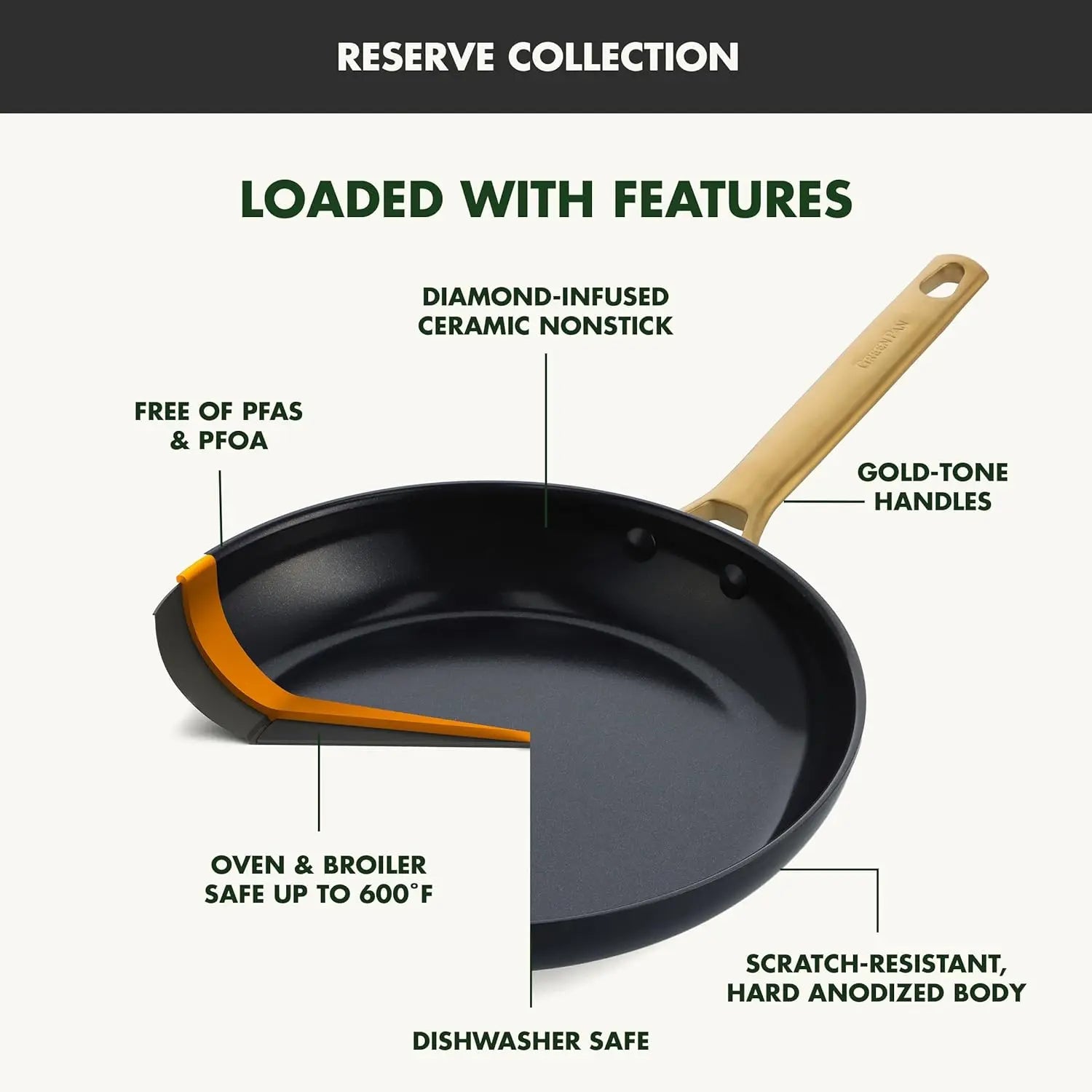 Diamond-Infused Nonstick Cookware Set