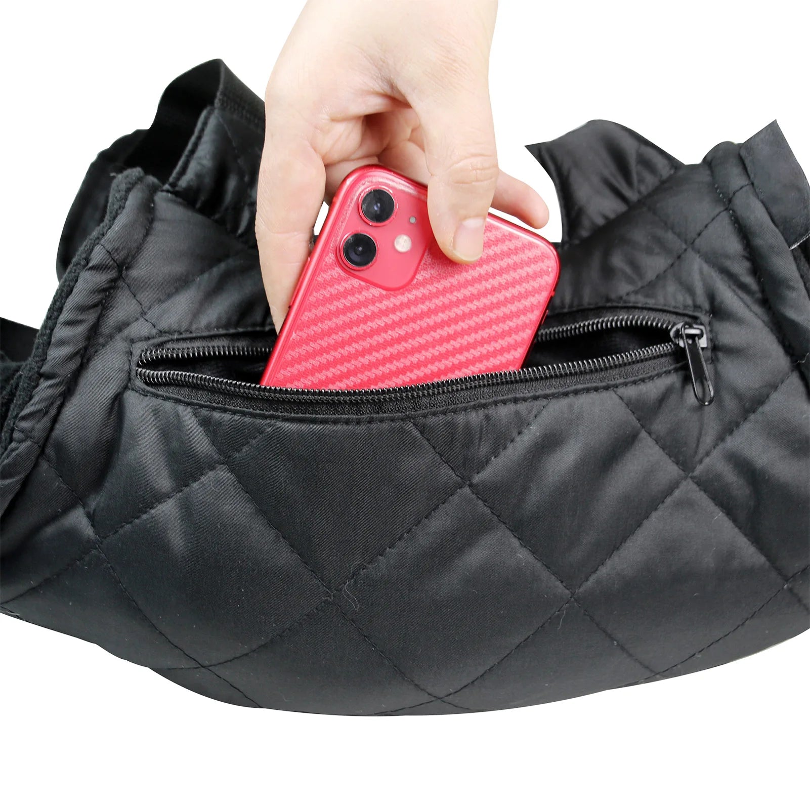 Heated Hand Pouch Soft Fleece Lining Heated Hand Pouch 3 Temperature Settings Handwarmers With USB Connector Heated Hand Muff