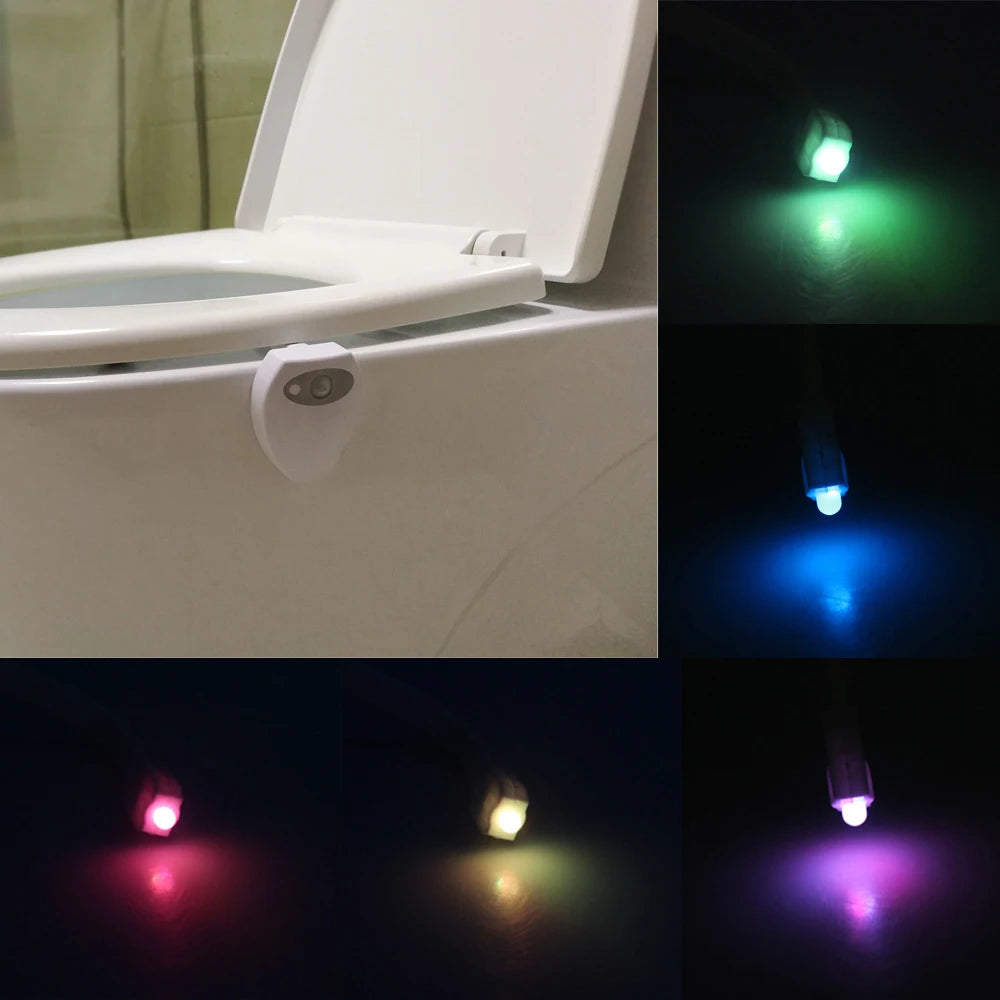 LED Night Light PIR Motion Sensor Toilet Light USB Rechargeable Backlight Smart Home Automation Module For Toilet Bowl Bathroom