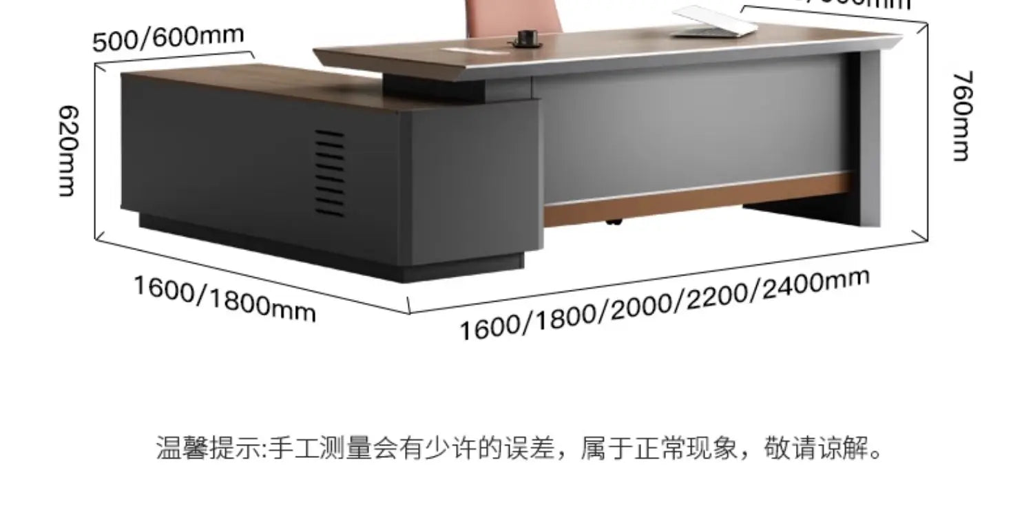 European Luxury Office Desk Reception Executive Floor Organizers Computer Desks Storage Standing Mesa De Computador Furniture