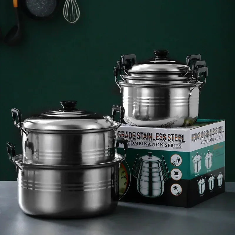 Premium Stainless Steel Soup & Stock Pot – Durable & Versatile Cooking Essential