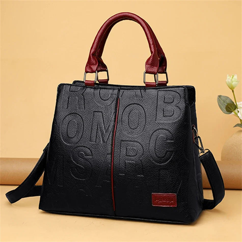 Soft Casual Tote Shoulder Bag with Versatile Design