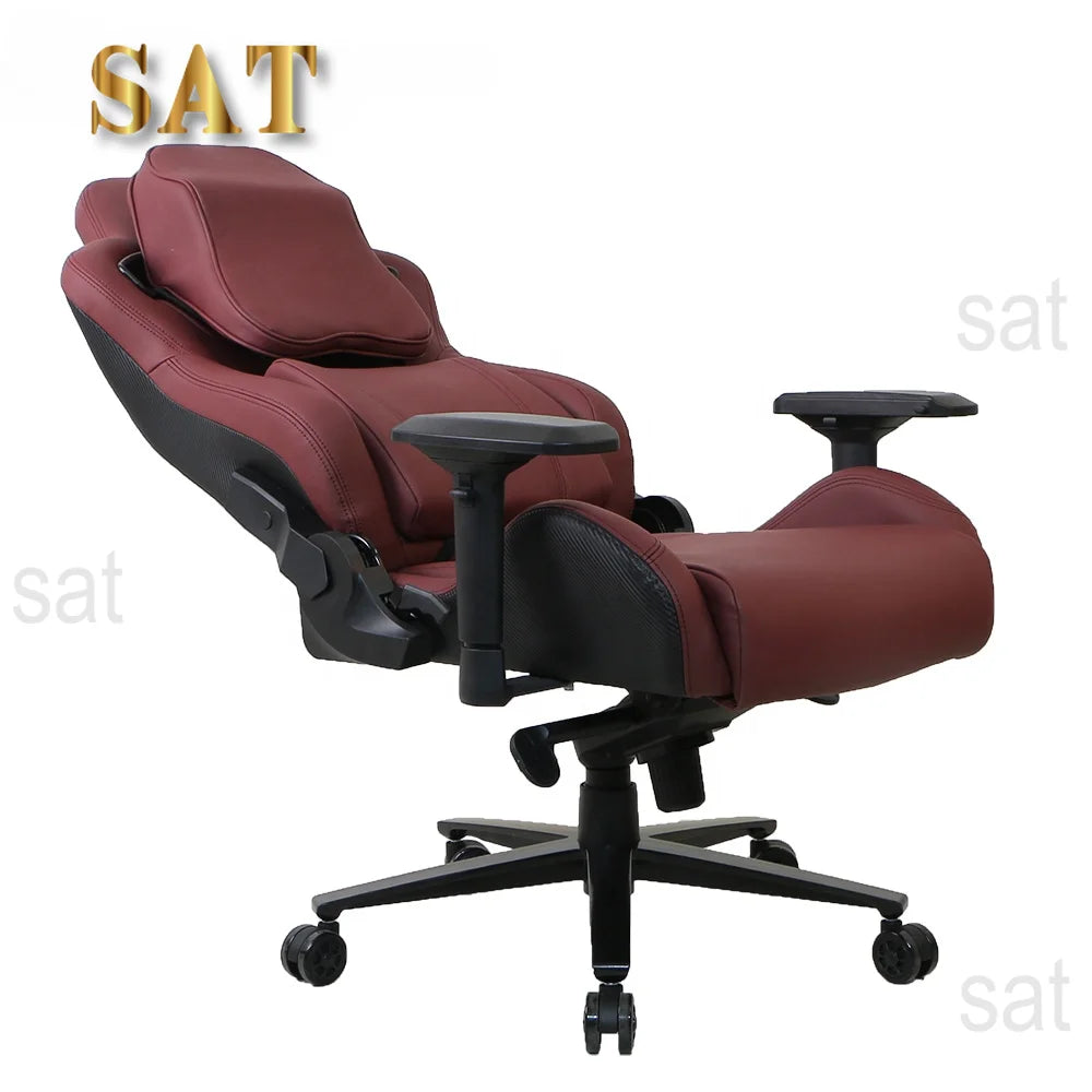 China OEM Burgundy Red Wine Ergonomic Chairs For Office On Computer Sale