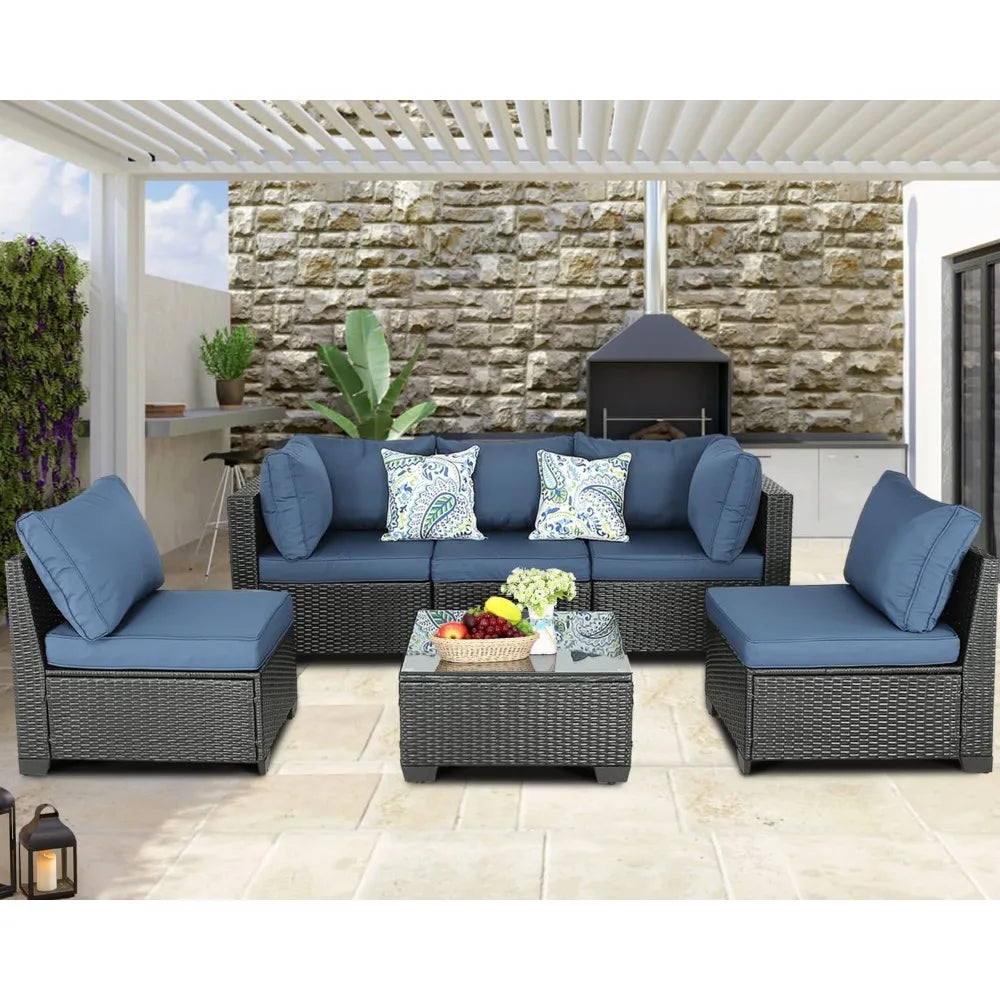 Outdoor Furniture Patio Furniture Sets Conversation Sets Balcony Furniture Outdoor Sectional for Outdoor Indoor Backyard