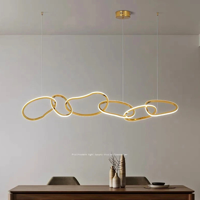 Modern LED Pendant Light – Adjustable Cord Hanging Fixture