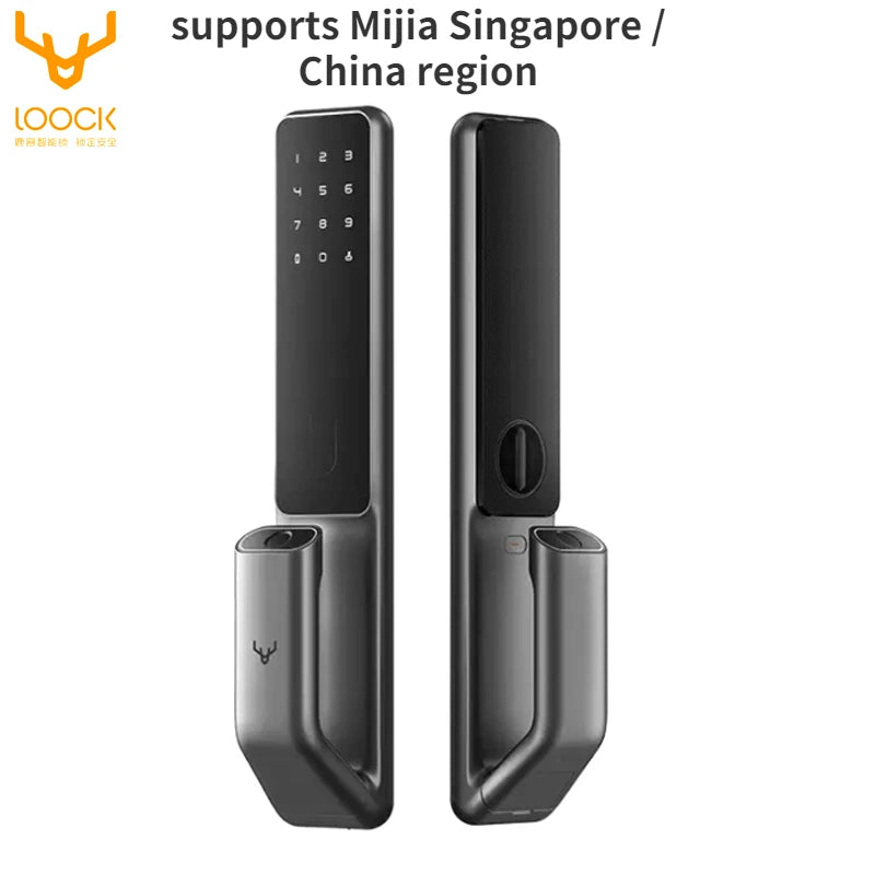 Lockin Smart Door Lock S30 Pro Smart lock Push-pull Model Fingerprint Password NFC Bluetooth Unlock Detect Alarm Work Mijia App