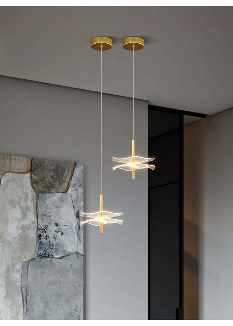 Nordic LED Pendant Lamp Fixture Indoor Lighting Hanging Lamp Dining Tables Living Room Stairs Home Decor Lustre Pendant Light