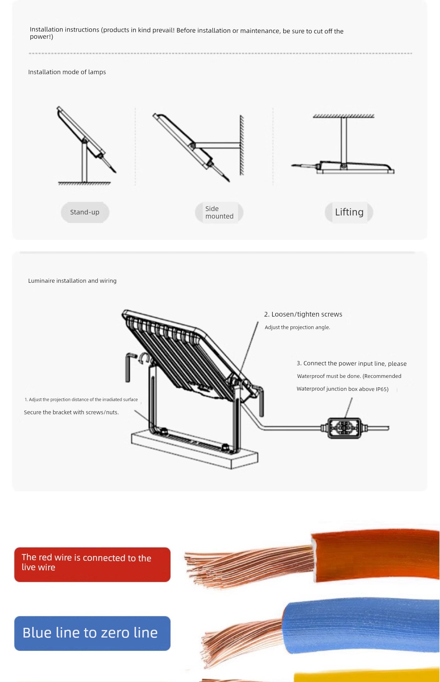 Yaming Super Bright Workshop Outdoor High-Power Floodlight