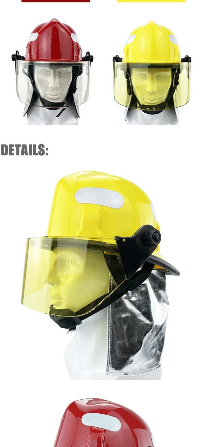 Professional Production Fire Fighting Helmet Rescue Fireman Helmet Fire Fighting Supplies For Sale