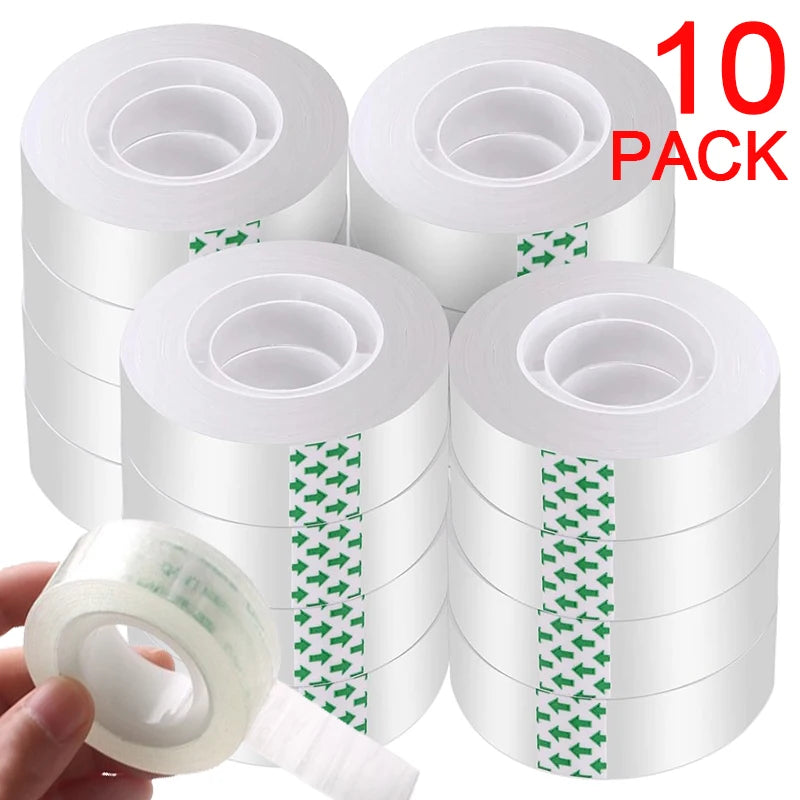 0.8CM 1.2CM 1.8CM Width Transaprent Tape Office School Supplies Multifuntion High-viscosity Sealant Packaging Adhesive Tapes