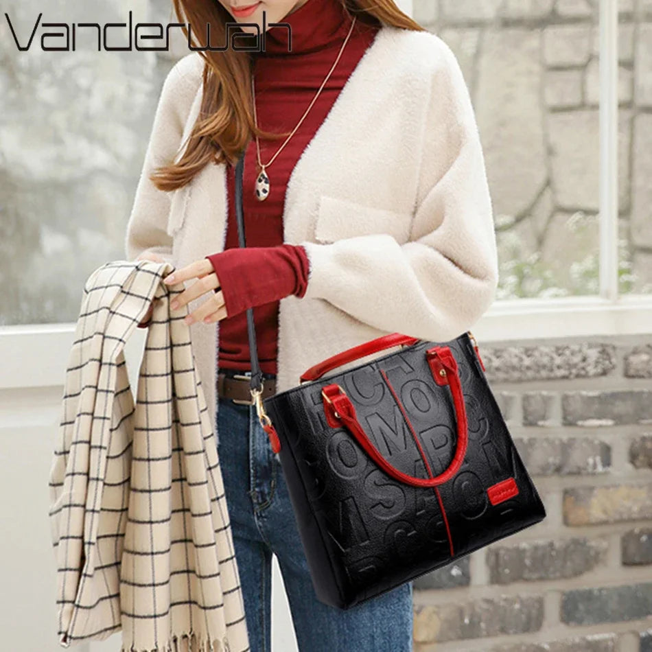 Soft Casual Tote Shoulder Bag with Versatile Design