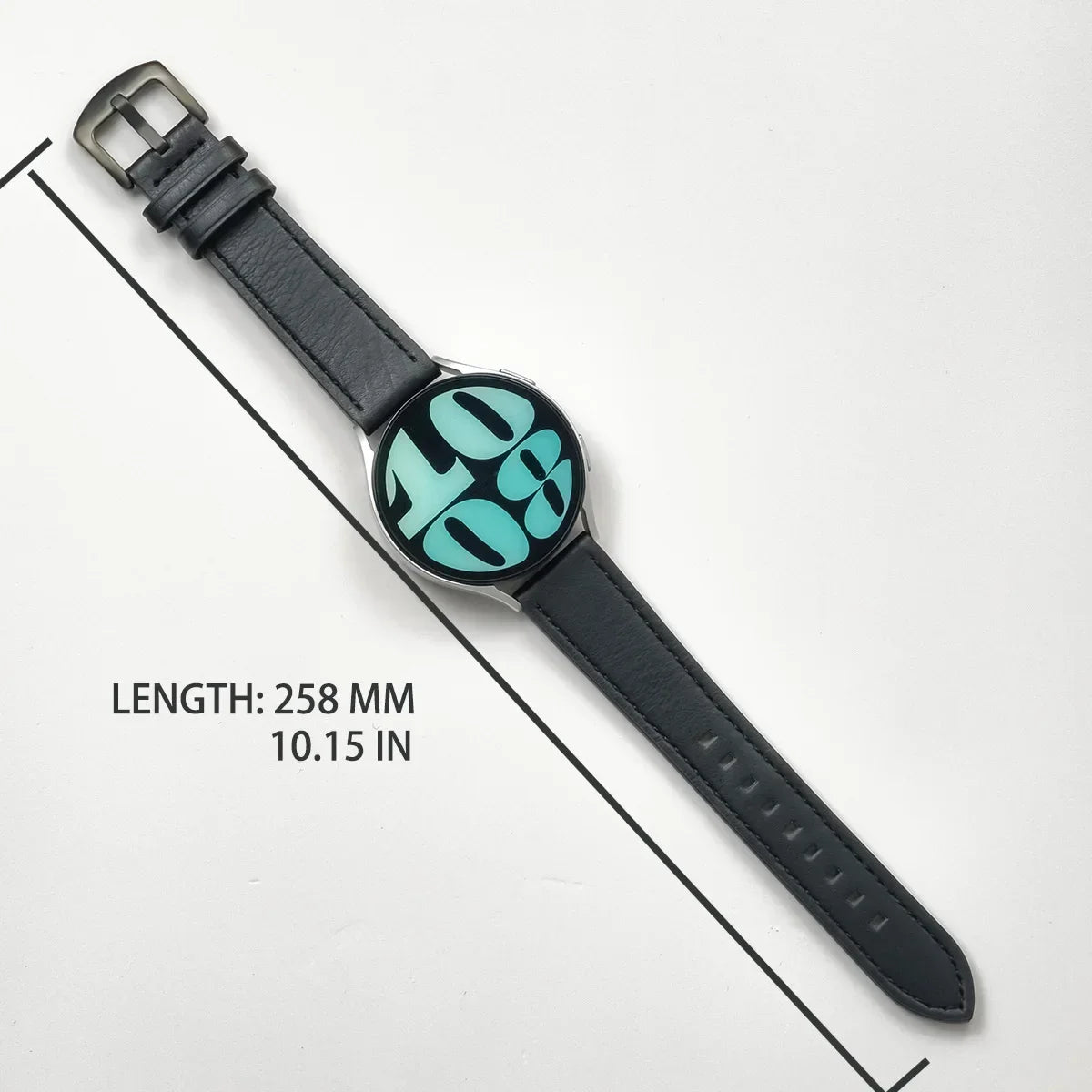 20mm 22mm Leather Strap for Samsung Galaxy Watch 7/6/5/4 40 44mm Gear Band Vintage Bracelet for Xiaomi Redmi Watch 3 Lite/Active