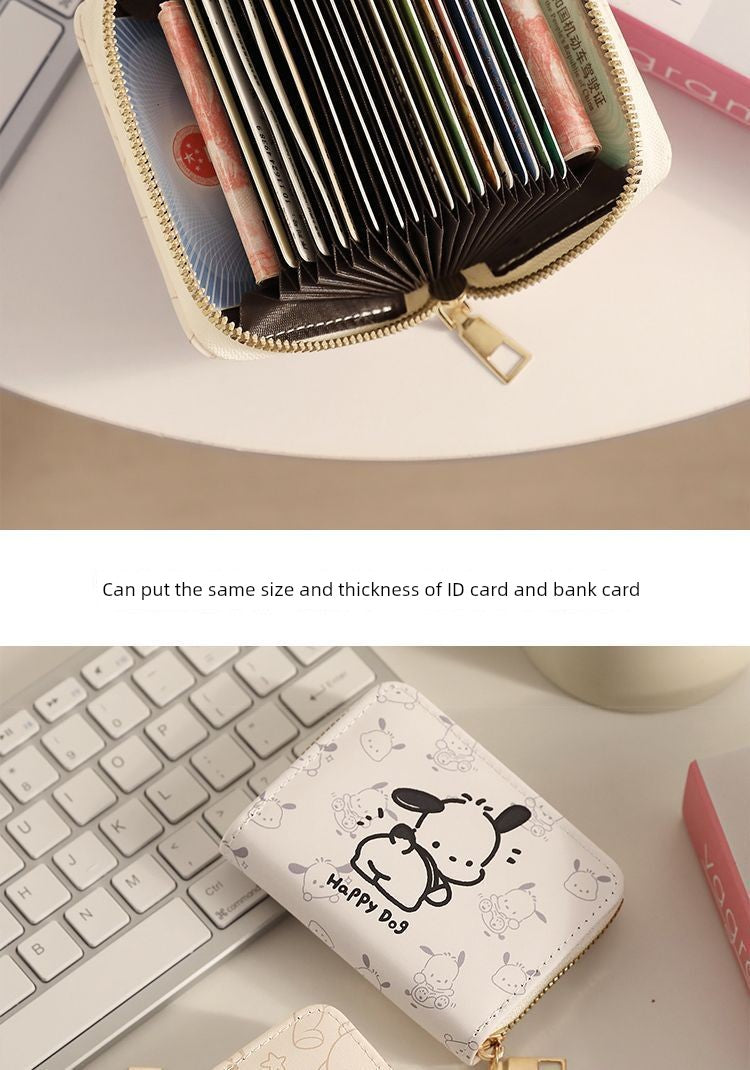 Ultra-Thin Compact Cute Portable Anti-Degaussing Card Holder