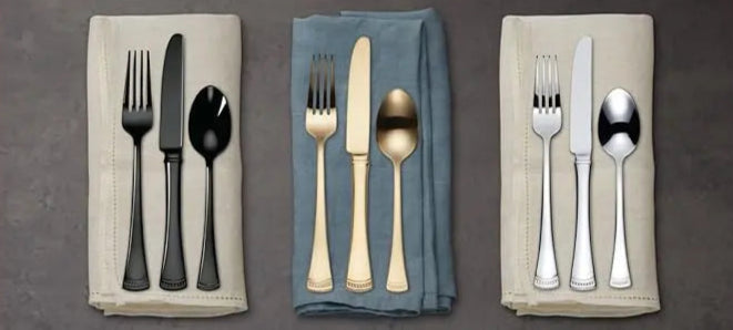 Elegant Stainless Steel Flatware Set