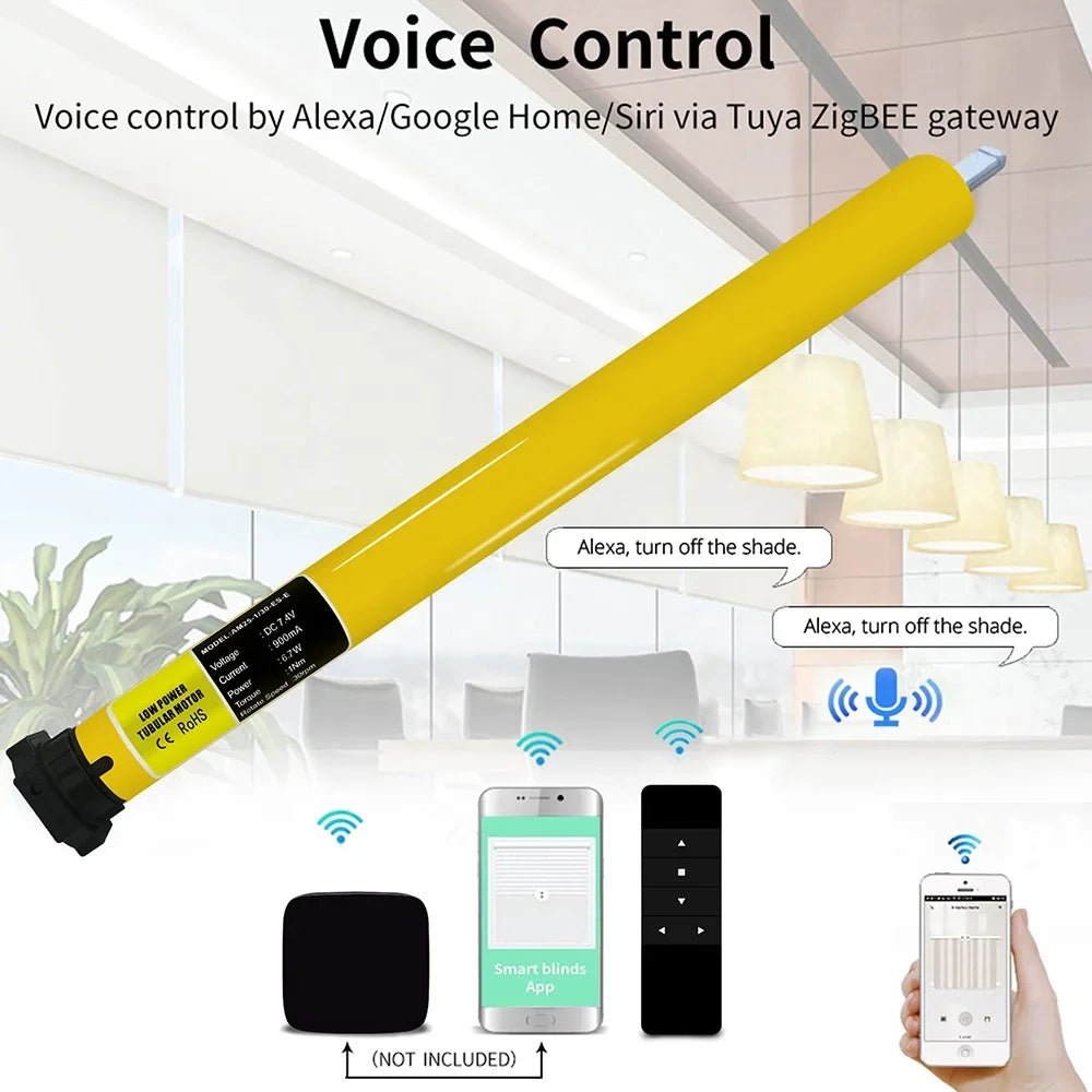 Motorised Double Roller Smart Zebra Battery Motor Blinds  Google Solar Automate For Windows Electric Shades Blinds